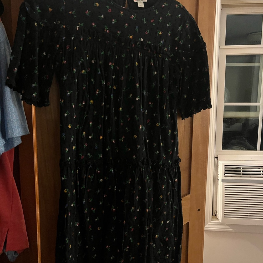 Floral Black Dress CREW CUTS